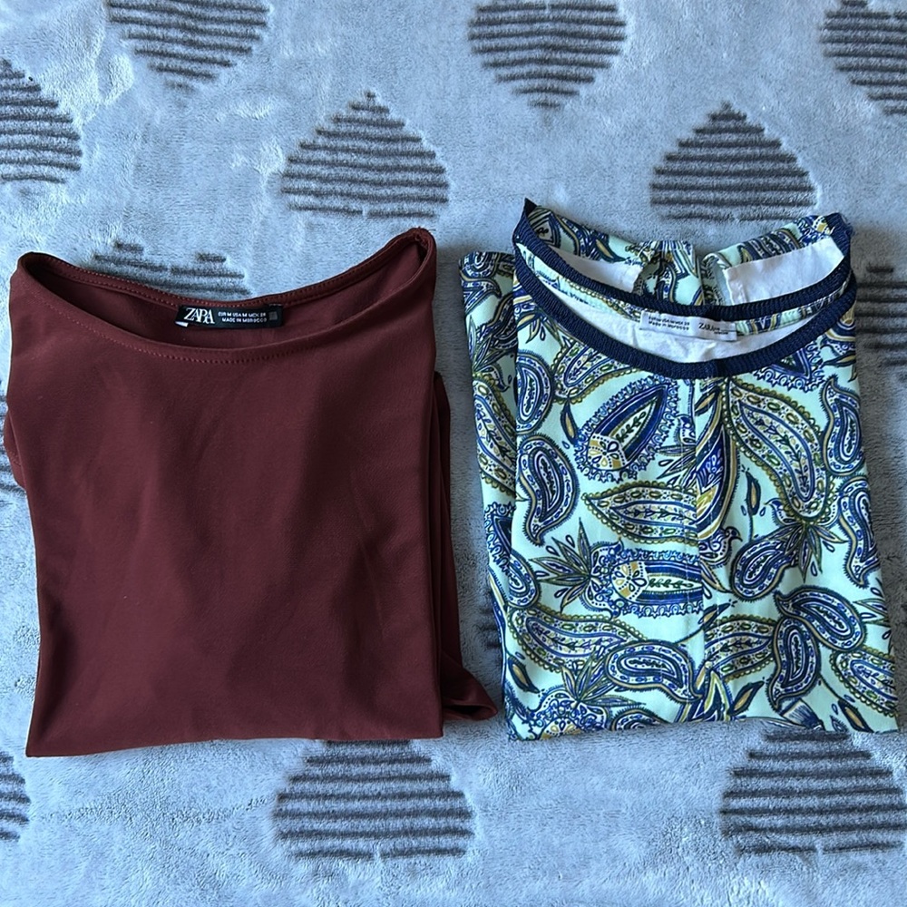 2 Pcs Zara tops